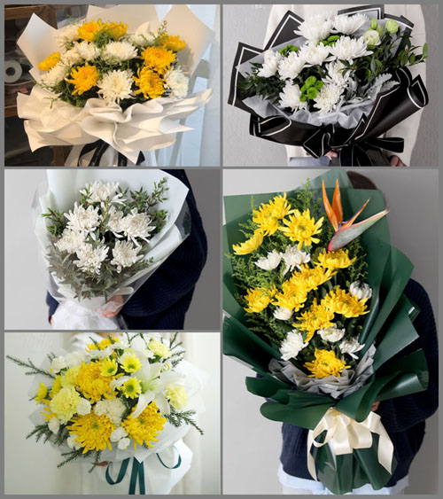 广东梅州市五华县转水镇青西村白事花束代送